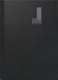 BRUNNEN 1072440907 Buchkalender Premium TimeCenter Mod. 724 2027 A4, Kunststoff, schwarz