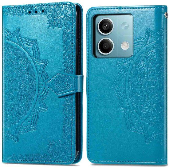 imoshion Mandala Bookcase voor de Xiaomi Redmi Note 13 (5G) - Turquoise