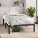 Ibenzoa® Robuust Metalen Bedframe met Verborgen Opbergruimte - 90x200 cm, Zwart