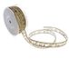 Kerstband met sterretjes - goud - 15mm - 20m