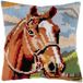 Trimits Borduurkussen Bruin paard