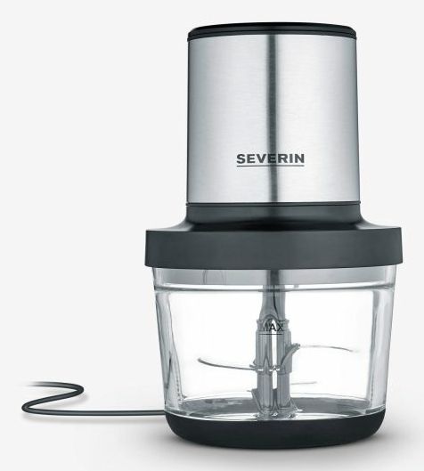 Severin KM 3867 Hakmolen - Elektrisch - 400W - Zwart/RVS/Glas