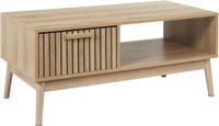 MISOU Klaus Salontafel - Hout - Bruin - 100x50cm