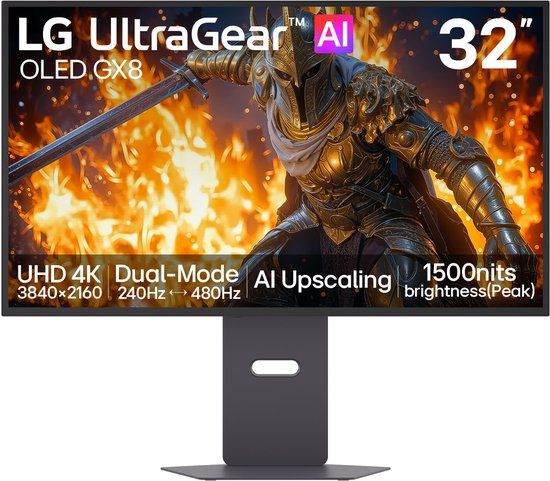 LG UltraGear 32GX870B-B - 32 inch 4K OLED Gaming Monitor