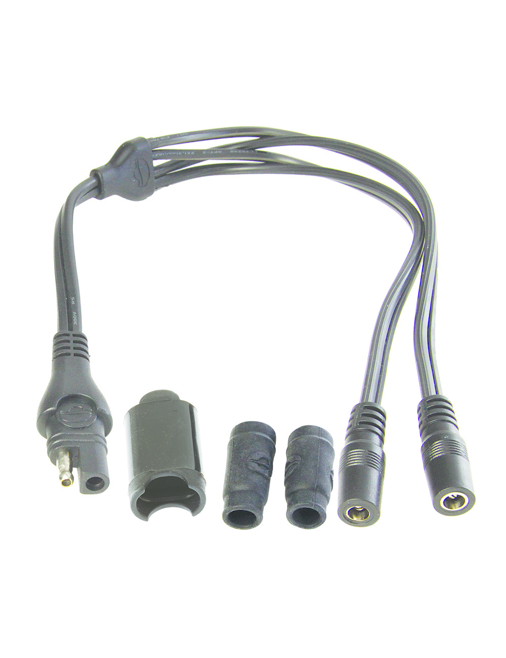 Tecmate Optimate Y-splitter kabel SAE naar 2 DC-contacten