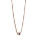 BERING Damesketting in glanzend roségoud - Arctic Symphony Collection met roestvrij staal - LYK2-R-ME-N-450