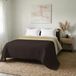 MB HOME ITALY Elegant Zomer Quilt, Bruin/Crème, 260x270 cm