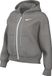 Nike Sportswear Phoenix fleece dameshoodie met doorlopende ritssluiting, donkergrijs heather/sail, HJ0995-063, XXL