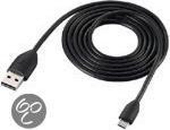 HTC DC M410 USB-kabel Zwart