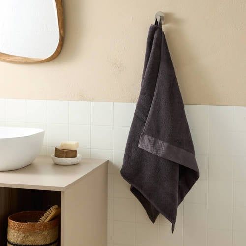 NOUS Living handdoek antraciet (110x60 cm)