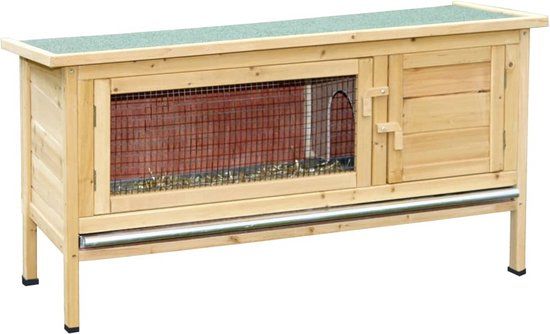 Kerbl Knaagdierhok - Alfred - Bruin - 120 x 47 x 14 cm - Konijn