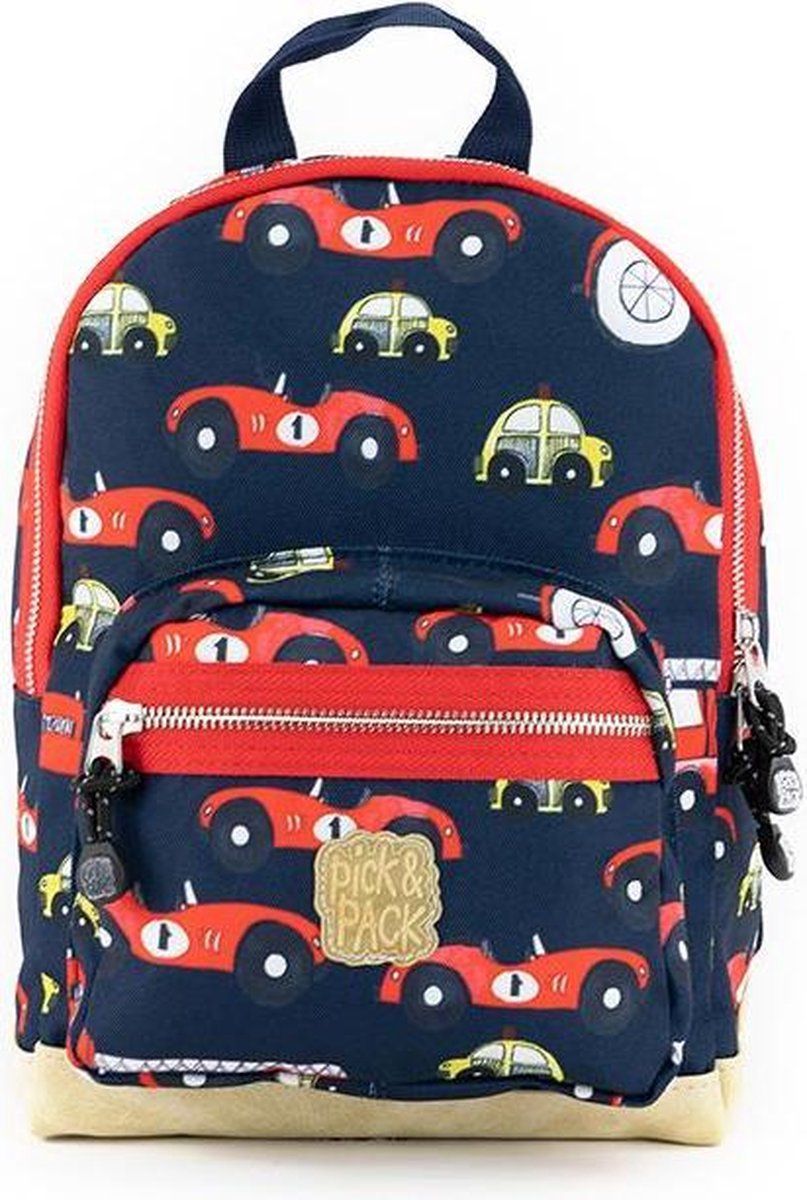 Pick Pack Cars Backpack S - blauw