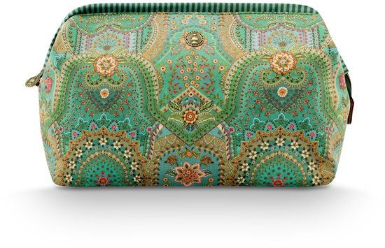 Pip Studio Cooper Make-up Tasje Dames - Toilettas - Jabali - Groen