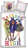 Rainbow High dekbedovertrek - 140 x 200 cm - Polyester