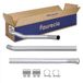 HELLA 8LA 366 002-871 Uitlaatpijp - Easy2Fit® Kit - Midden - driedelig - Set met montagedelen - voor o.a. PEUGEOT 206
