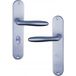 Ouvre&déco Venus – Poignée de porte intérieure design en aluminium anodisé inox mat velouté sur plaque système Variostar Conda et déconda entraxe 195 mm