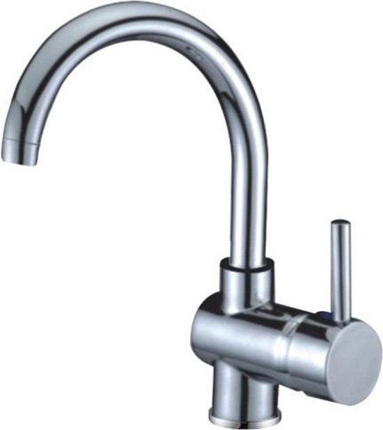 Best Design Angely Wastafelmengkraan - Chroom - Modern - 24 cm