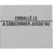 Matfer Rouleau de 1.750 étiquettes pré-imprimées - Set de 8 - Mat