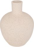 Atmosphera Bloemenvaas Ted - wit - keramiek - D26 x H33 cm