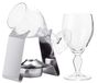 Spring Ierse koffieset | incl. 2 Ierse koffieglazen | Rechaud van roestvrij staal met brander | ook geschikt voor cognac-zwenkaars | Cocktail accessoires | ijskoffieglazen groot