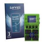Savvies 3 Stuks Screenprotector - Geschikt voor Zoom MS-90LP Plus - Beschermfolie Glas Transparant