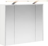 vidaXL Badkamerspiegelkast Wit 73,5 x 16 x 62,5 cm Bewerkt hout