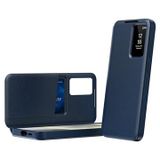 Samsung Étui à rabat Galaxy S26 Ultra Smart Clear View avec fente pour carte - Saphir