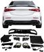 BinaParts Mercedes C-Klasse W206 (2021+) Diffuser – Glanzend Zwart