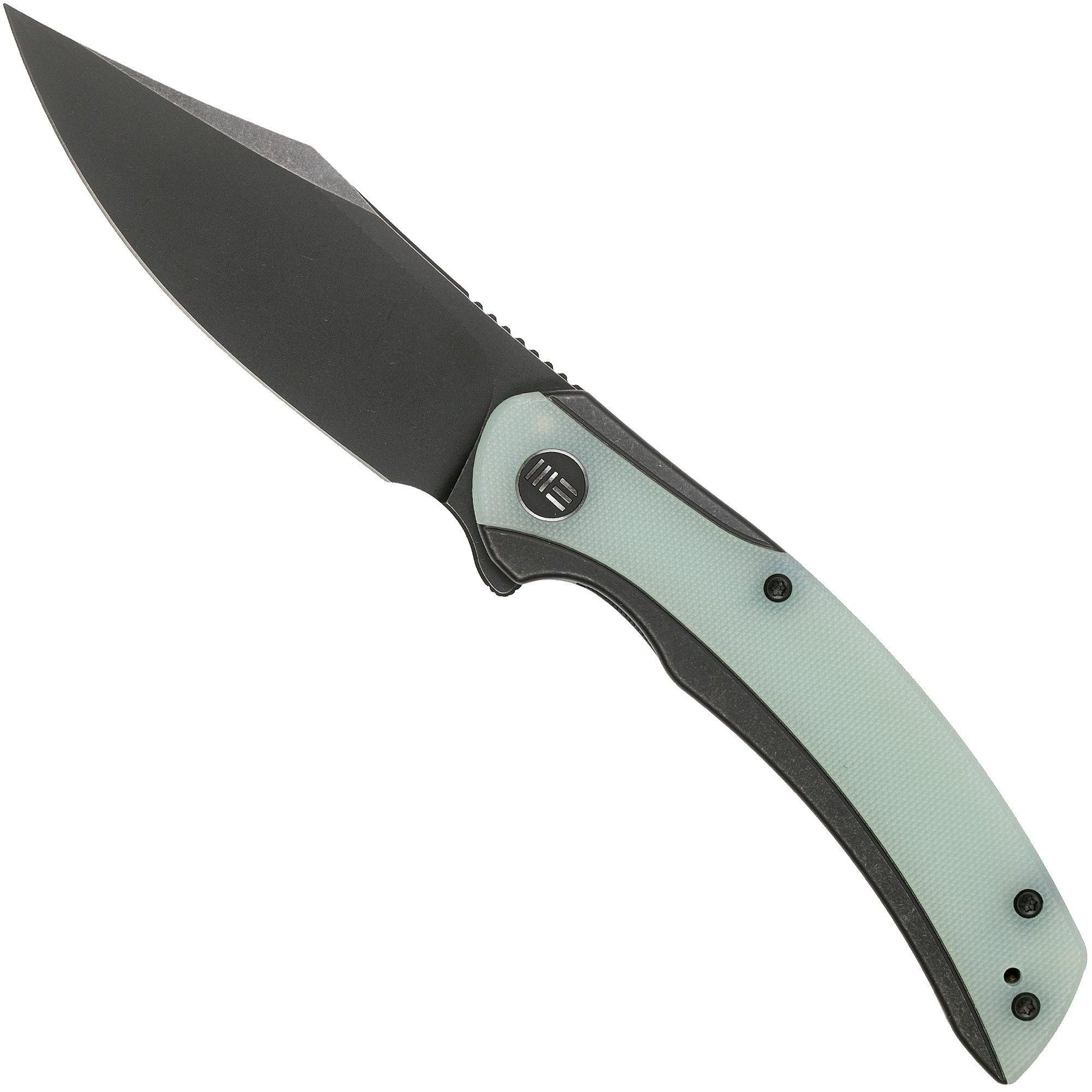 WE Knife Snick WE19022F-4 Zakmes - Blackwashed, Natural G10 - 2023 Model
