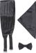 Michaelis Cummerband Set Met Strik En Pochet - Zwart