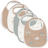 Jollein Baby Slab Jersey Waterproof - On The Go - 5pack