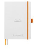 Rhodia Goalbook – A5 – 240 Bladen – Dotted – Ivoorkleurig Papier 90 g/m² – Elastieksluiting - Wit
