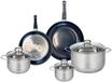 Fackelmann Set van 2 Koekenpannen 20 en 24 cm en 3 kookpotten 12, 14 en 24 cm Elo Prima Brillant
