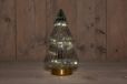 Annas Collection B.O.T. Tree Glass 15X28,5 cm Grey With Golden Base 10Led kerstverlichting