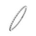 Lucardi Dames Stalen ring bolletje 2mm - Ring - Staal - Zilverkleurig - 19 / 60 mm
