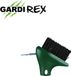 Gardirex Brosse métallique pour désherbeuse - Kit d'extension avec crochet racleur