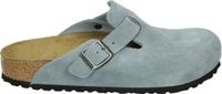 Birkenstock BOSTON SUEDE LEATHER UNISEX Dames slippers Blauw Maat 39