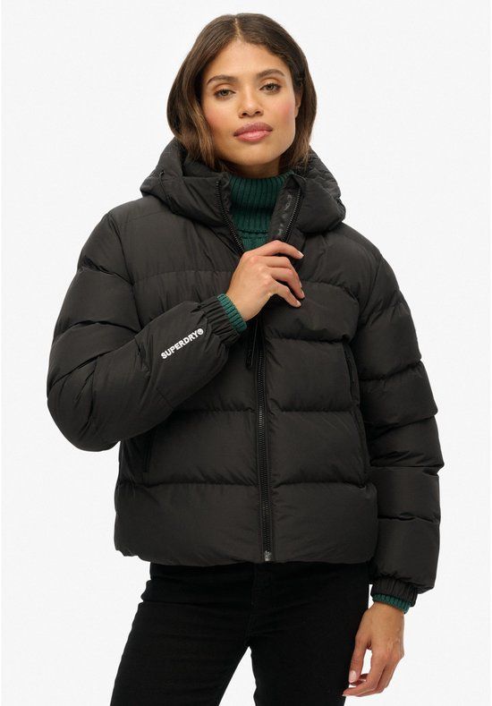 Superdry Hooded Sports Puffer Winterjas Dames