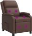 vidaXL Relaxfauteuil Bruin Kunstleer