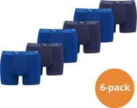 Puma Sport Boxershorts - Katoen - Heren - 6-pack - Blauw - Maat XL