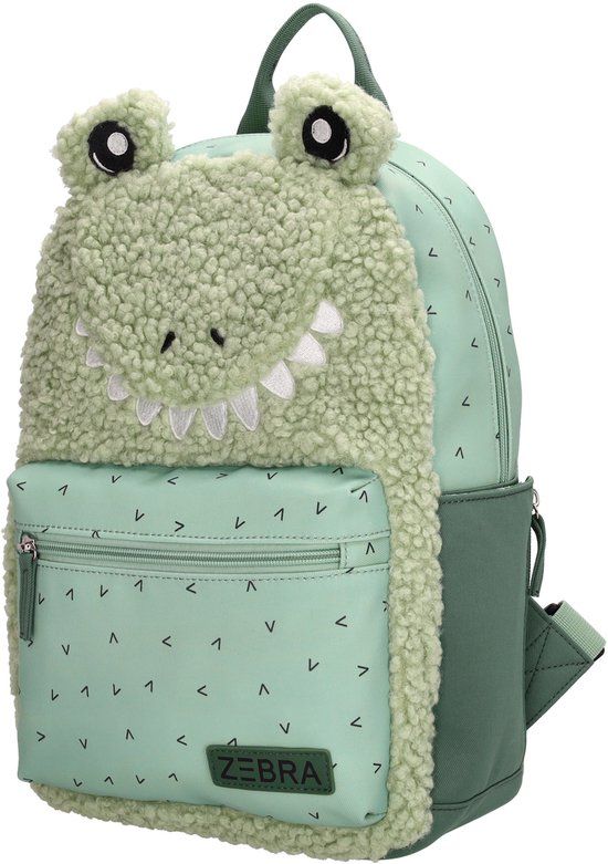 Zebra Trends Buddies Rugzak - Rugtas - Kinderen - Kids - Schooltas - Dieren - Groen