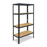 Shelfplaza HOME metalen stellingkast - 180x60x40 cm - antraciet - 4 planken