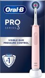 Oral-B Pro 3 3000 - Roze elektrische tandenborstel - 1 handvat - 1 opzetborstel