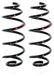 KYB Set ophangingsveren voor de achteras, schroefveer, diameter 118 mm, voor FORD FOCUS