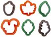 Decora Brand New Cake Set 6 Cookie Cutters Mini Herfstbladeren