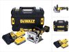 DeWalt DCW 682 E2T batterie plate deuvelfrees 18 V 102 x 20 mm borstelloos + 2x Powerstack batterie 1,7 Ah + chargeur + TSTAK