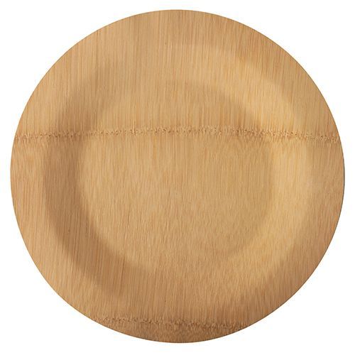 Papstar 88041 Wegwerpborden - Rond - Bamboo - 280mm
