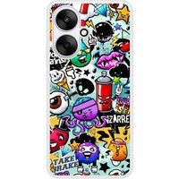 Xiaomi Redmi 13C Graffiti 2 Verstevigd hoesje met sublimatie bedrukking