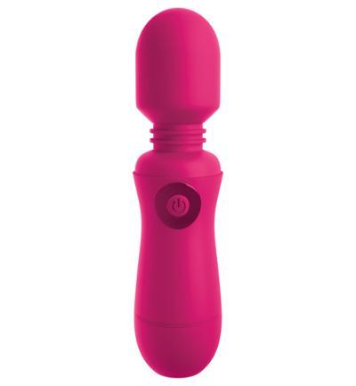 OMG Oplaadbare Mini Wand Vibrator - Roze (1ST)