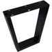 Gedotec Patins de banc FERRO-V en acier noir, 400 x 320 mm